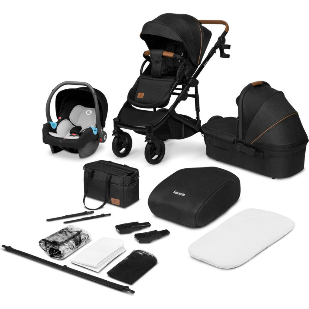 Коляска Lionelo 3 в 1 Mari Tour Black Onyx (LO-MARI TOUR 3IN1 BLACK ONYX) - зображення 12
