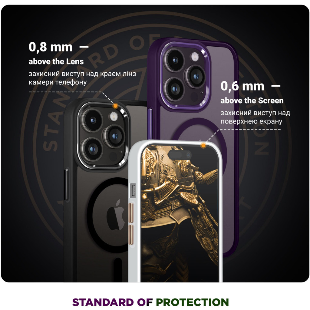 Чохол до мобільного телефона Armorstandart Unit MagSafe Apple iPhone 11 Purple (ARM68875) - зображення 4