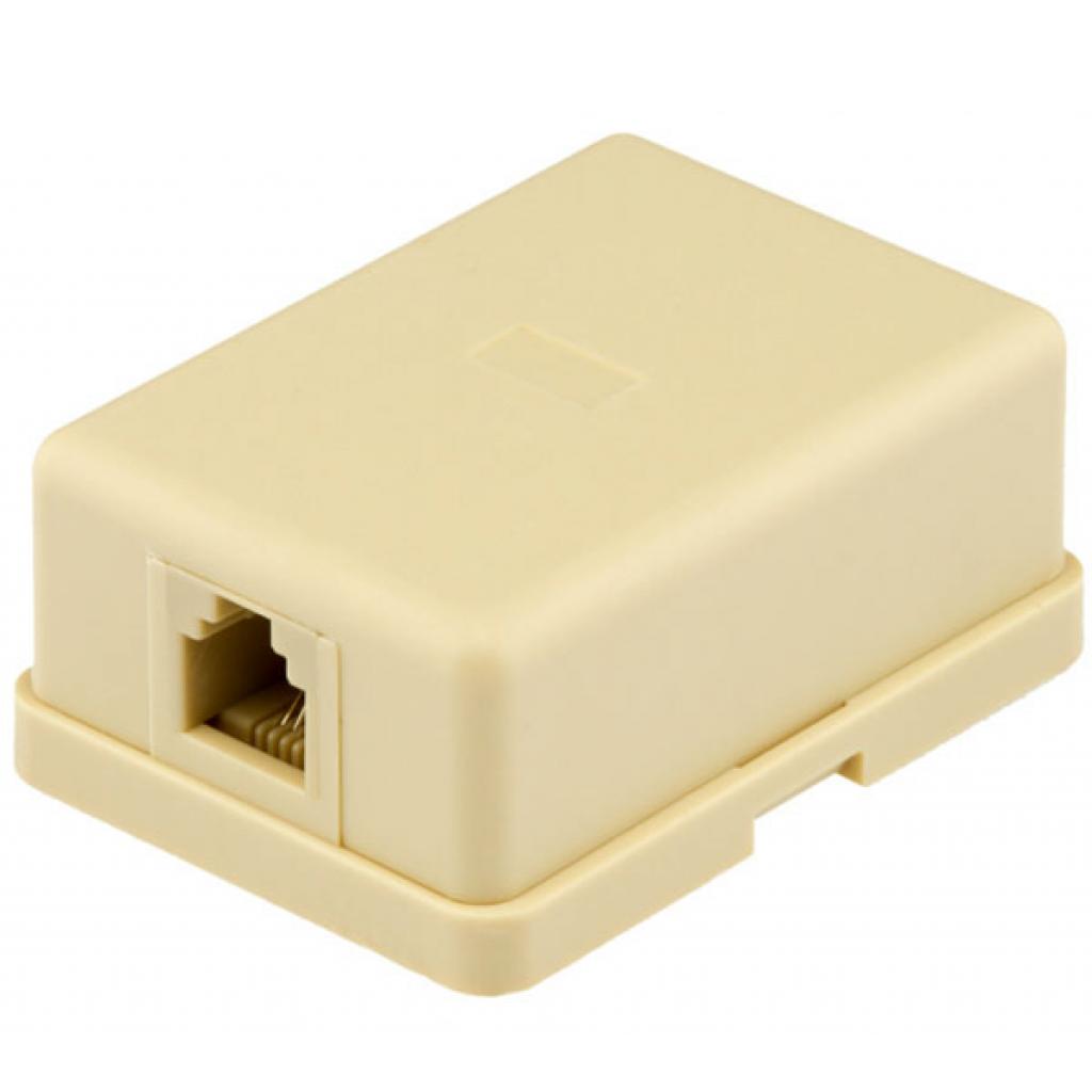 Телефонна розетка RJ12x1 UTP, 6P4C Ritar (06298) - зображення 1