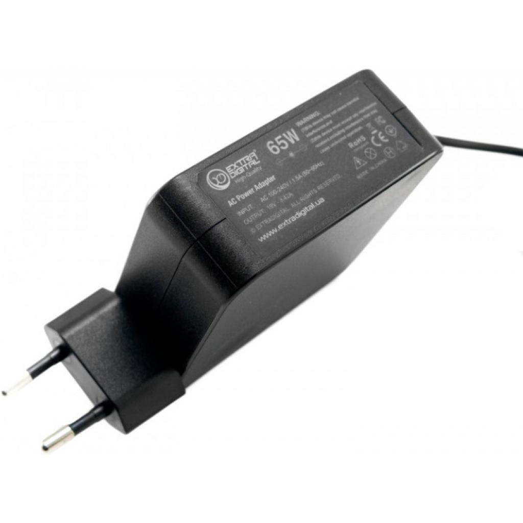 Блок живлення до ноутбуку Extradigital Acer 19V, 3.42A, 65W (5.5x2.5) High Quality (PSA3854) - зображення 2