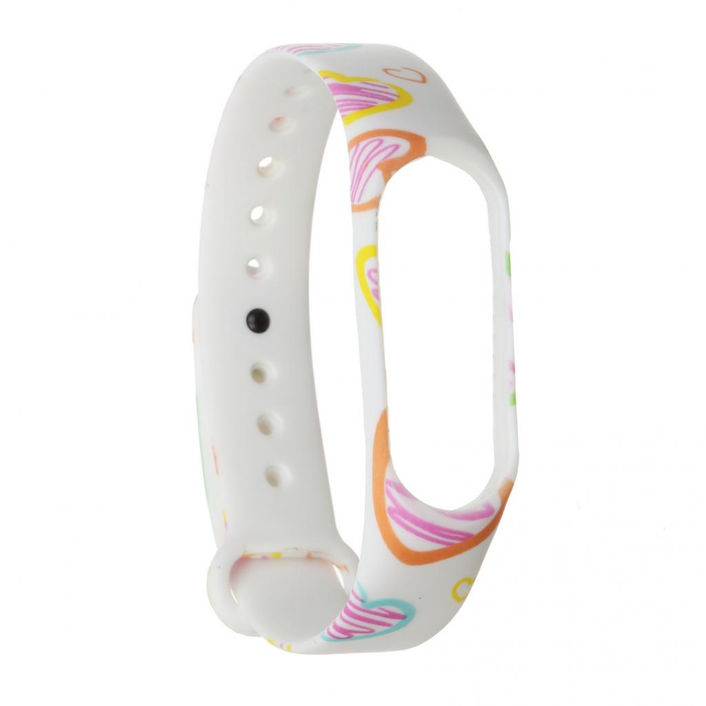 Ремінець до фітнес браслета Armorstandart для Xiaomi Mi Band 4/3 Hearts (ARM52063) - зображення 1