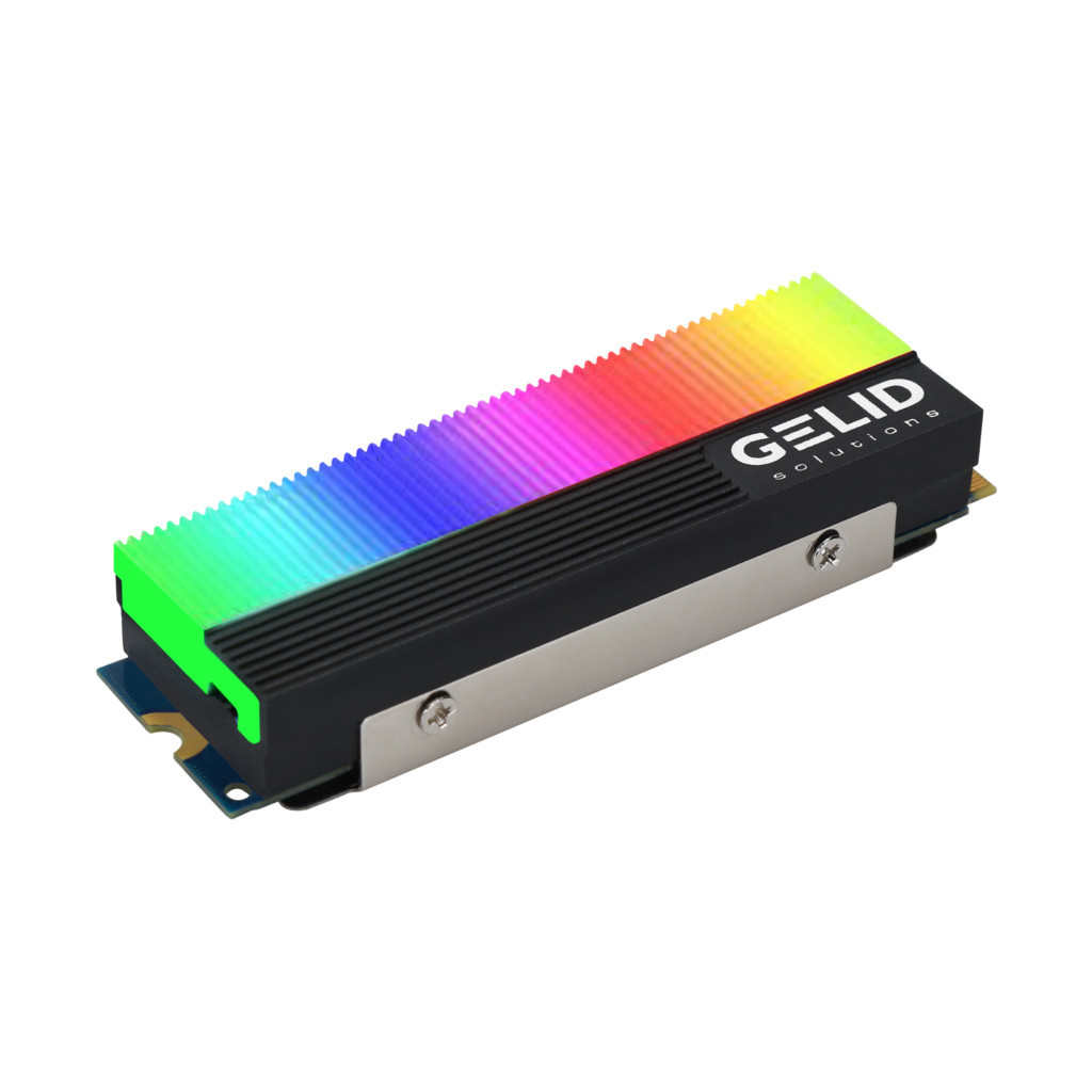 Радіатор охолодження Gelid Solutions GLINT ARGB M.2 2280 SSD (M2-RGB-01) - зображення 2