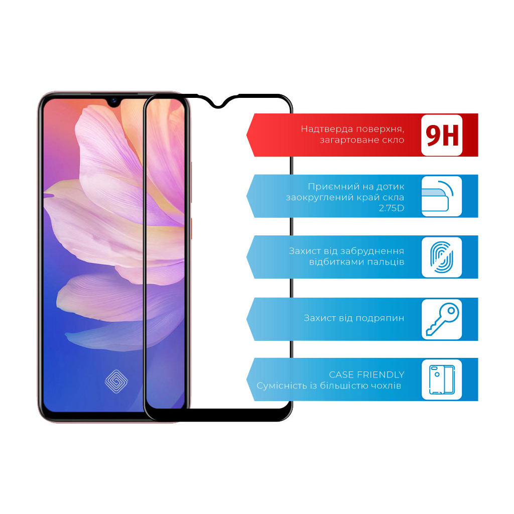 Скло захисне ACCLAB Full Glue VIVO Y15/Y17/Y3 (1283126508974) - зображення 2