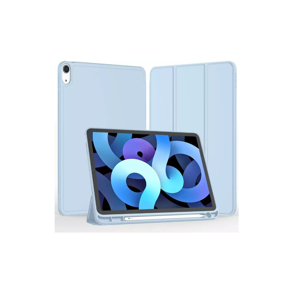 Чохол до планшета BeCover Tri Fold Hard TPU Apple iPad Air (4/5) 2020/2022 10.9" Light Blue (711108) - зображення 2