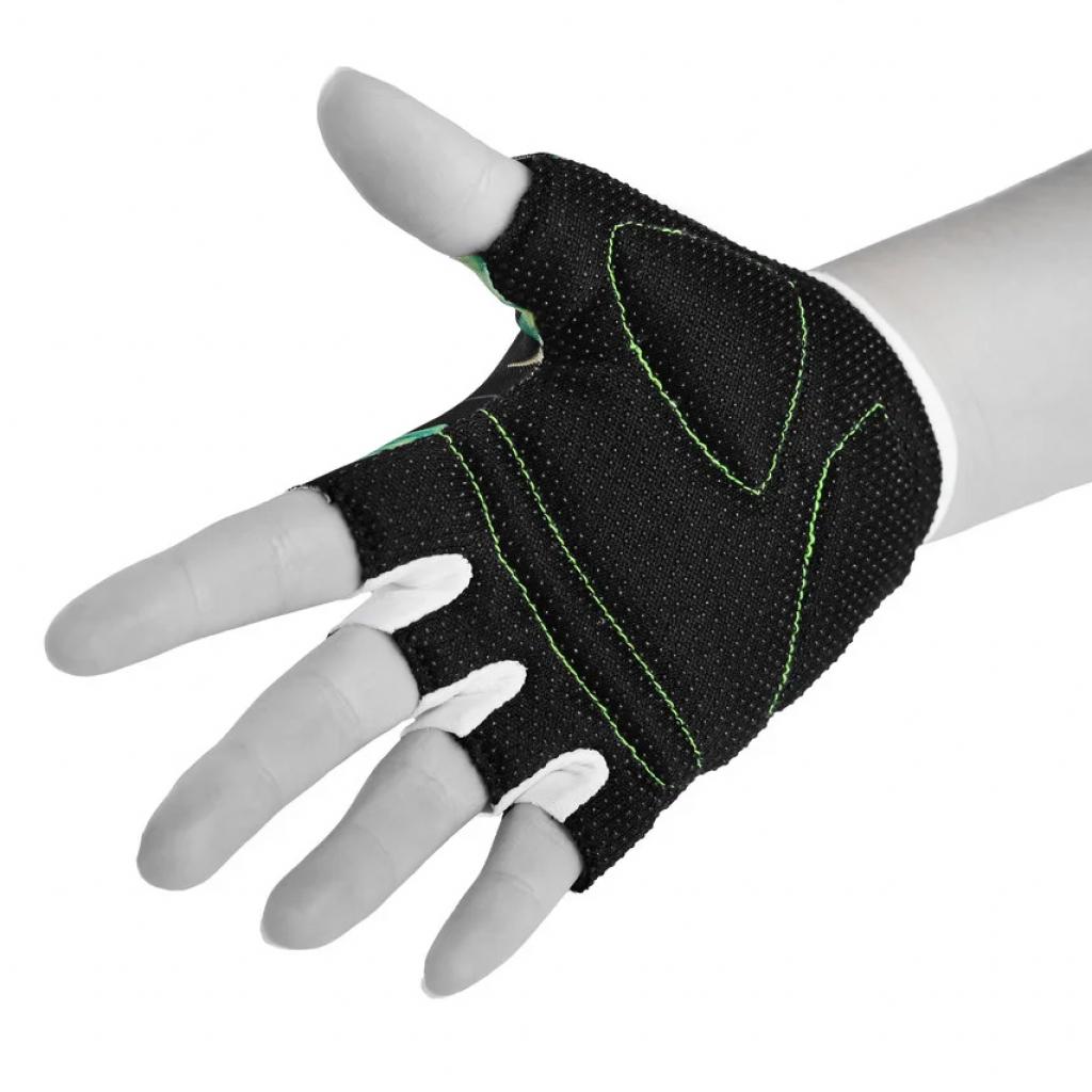 Велорукавиці PowerPlay Children 001 Black Leaves 2XS (001_Black_2XS) - зображення 4