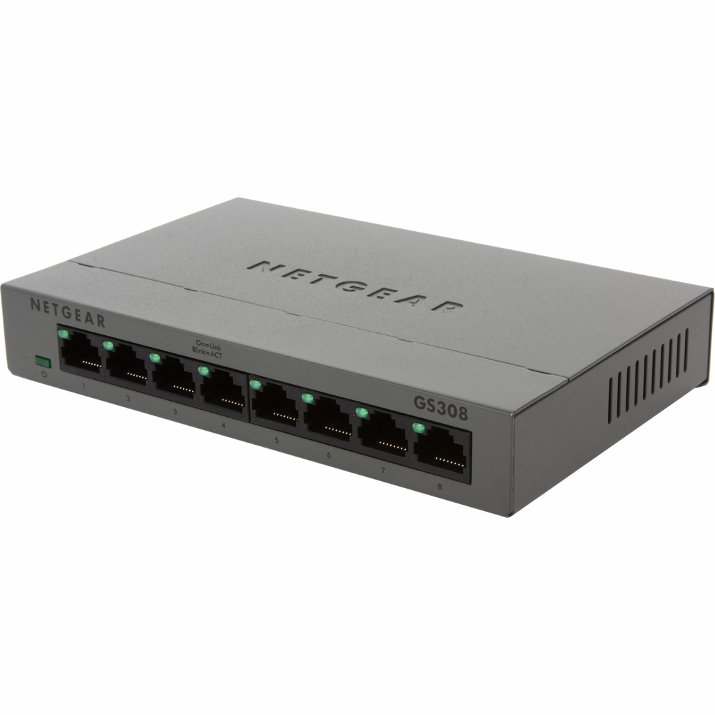 Комутатор мережевий Netgear GS308 (GS308-300PES) - зображення 1