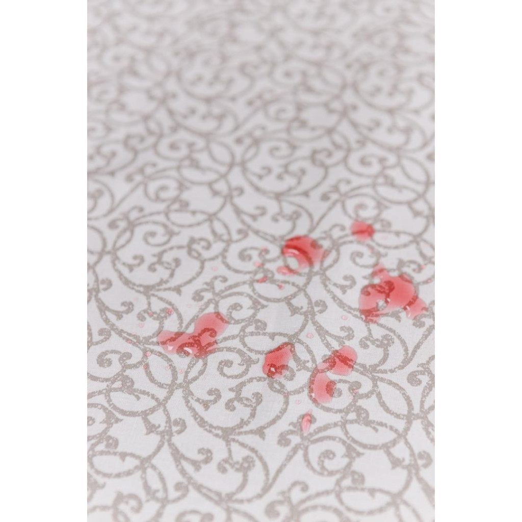 Скатертина Прованс непромокаюча Simfoni Капучіно вензель 220х136 см (033601) - зображення 4