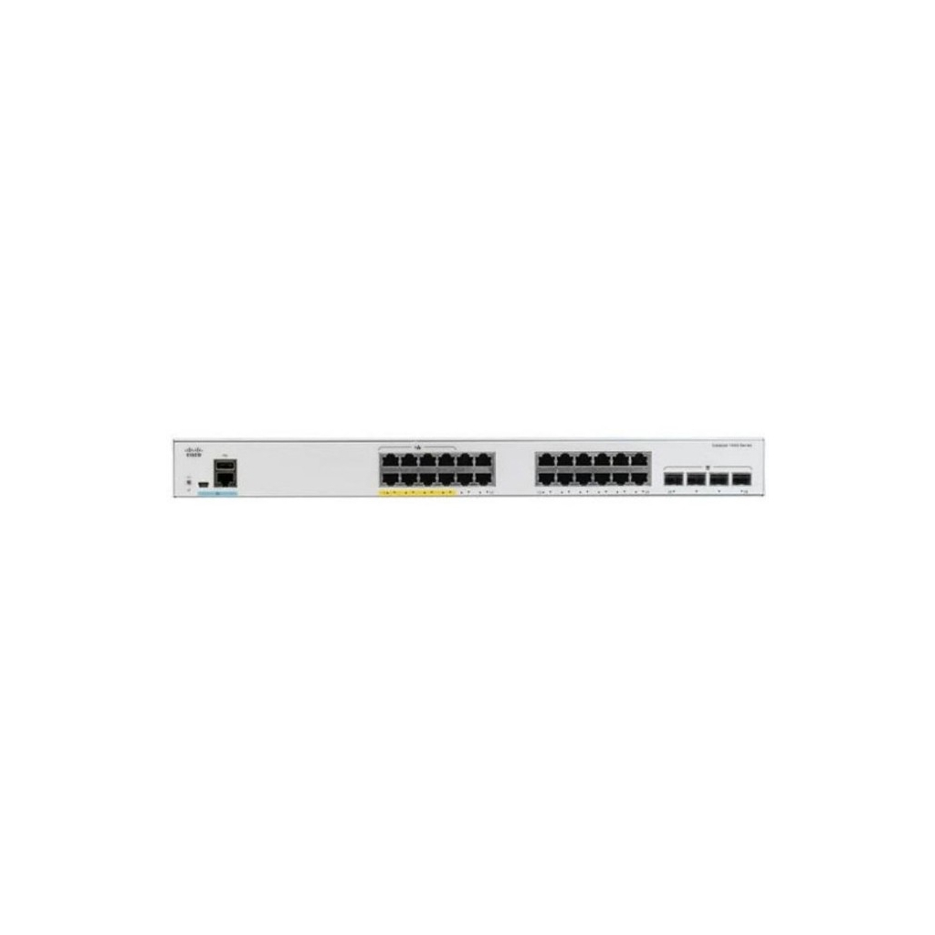 Комутатор мережевий Cisco C1000-24T-4G-L-RF - зображення 1