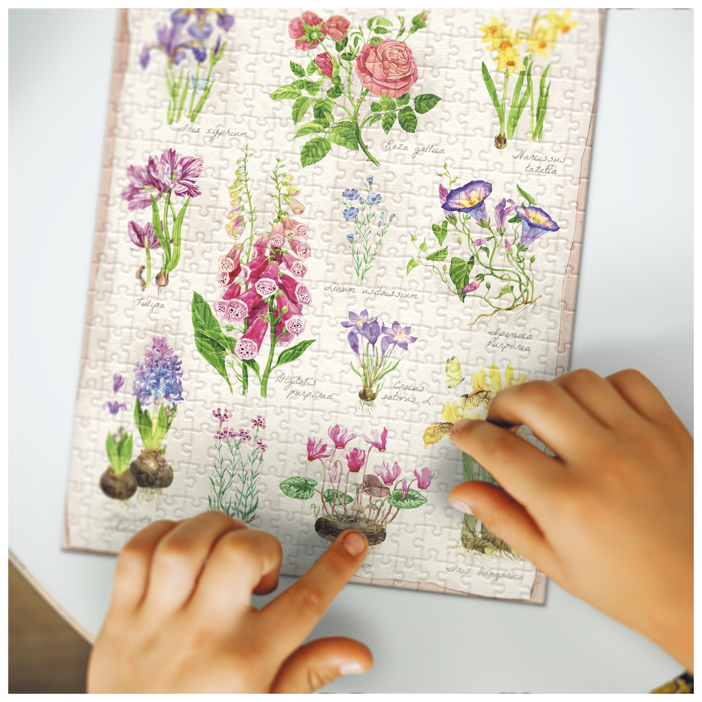 Пазл DoDo Easy-L Ботаніка. Квітковий сад (300614) - picture 6