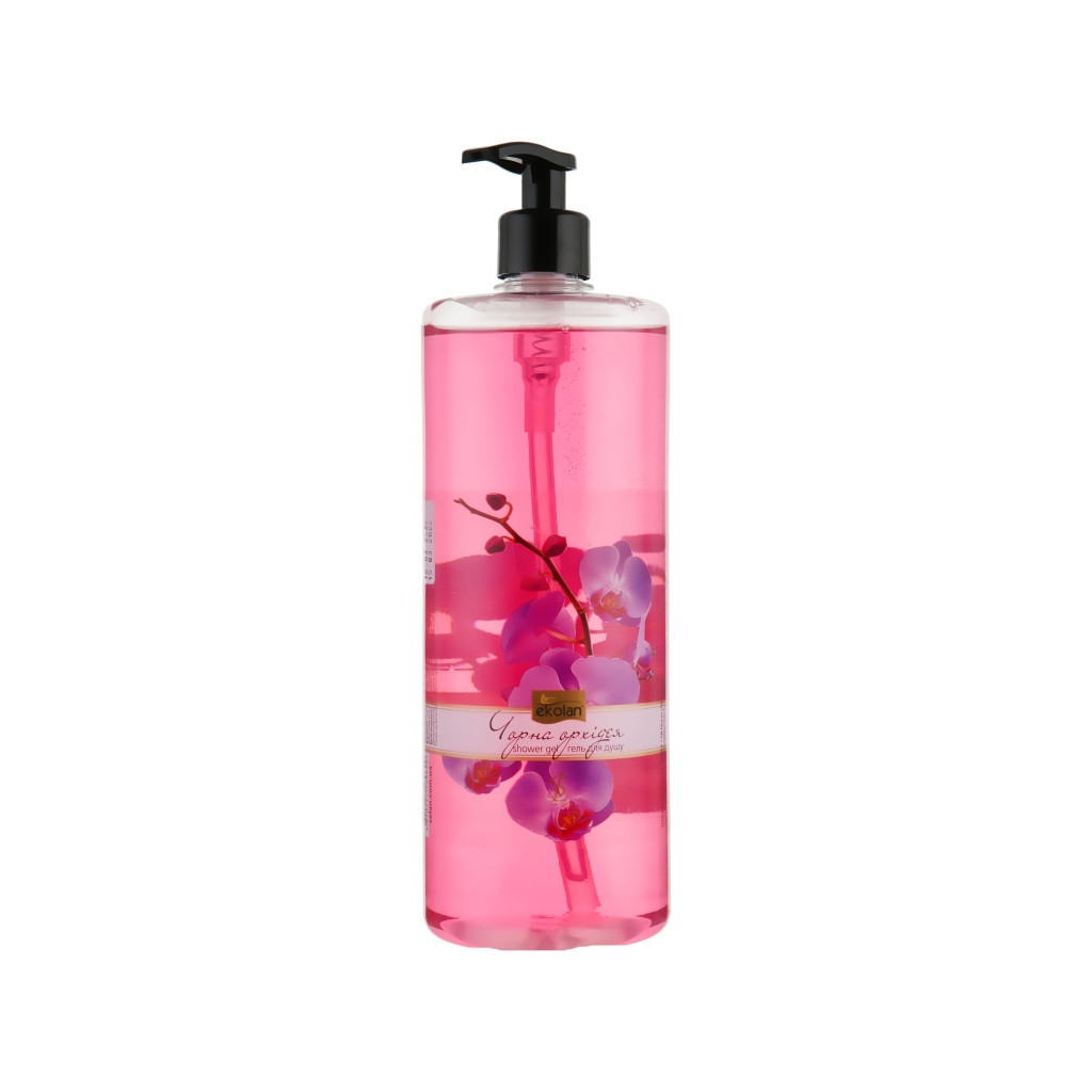 Гель для душу Ekolan Чорна орхідея 1000 мл (4820217130620) - зображення 1
