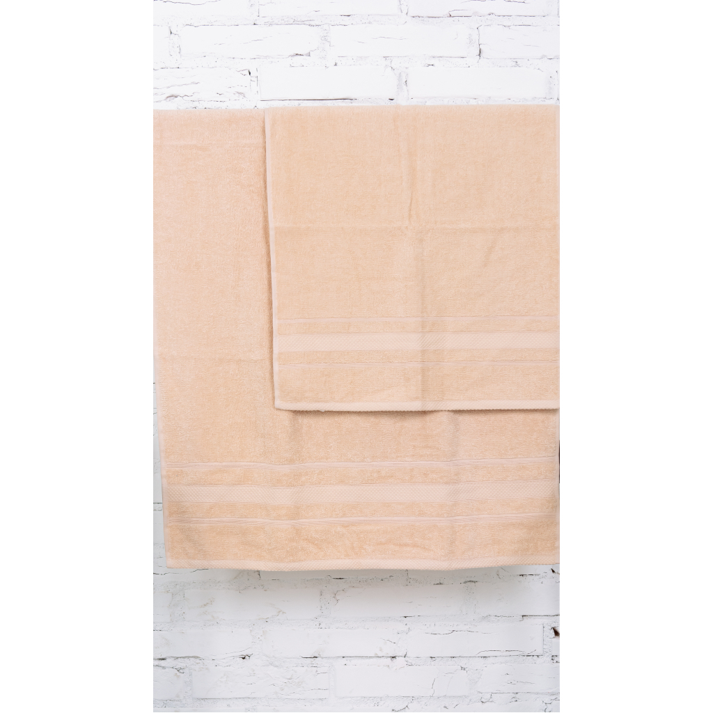 Рушник MirSon набір банних 5075 Elite SoftNess Ivory 50х90, 70х140 (2200003183139) - зображення 3