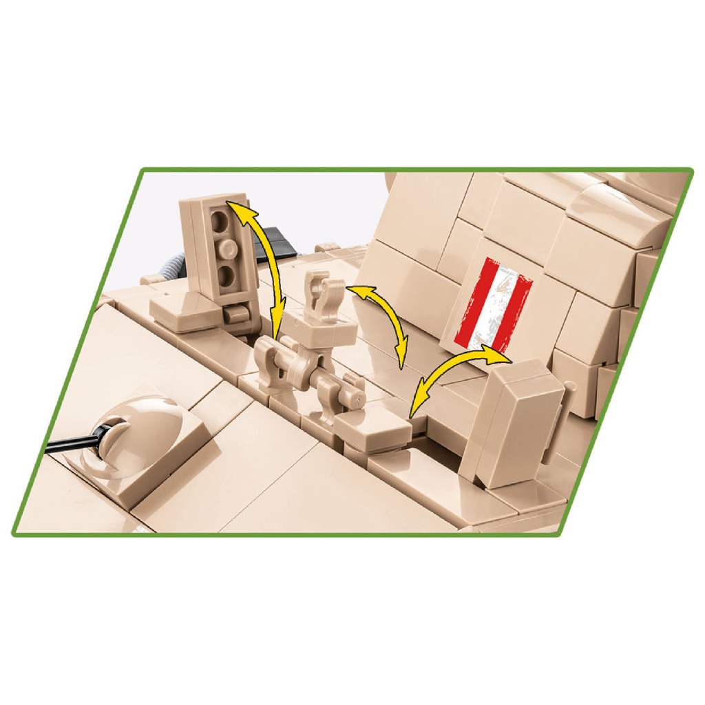 Конструктор Cobi Танк Пантера V - Пудель 1:28, 840 деталей (COBI-2568) - зображення 4