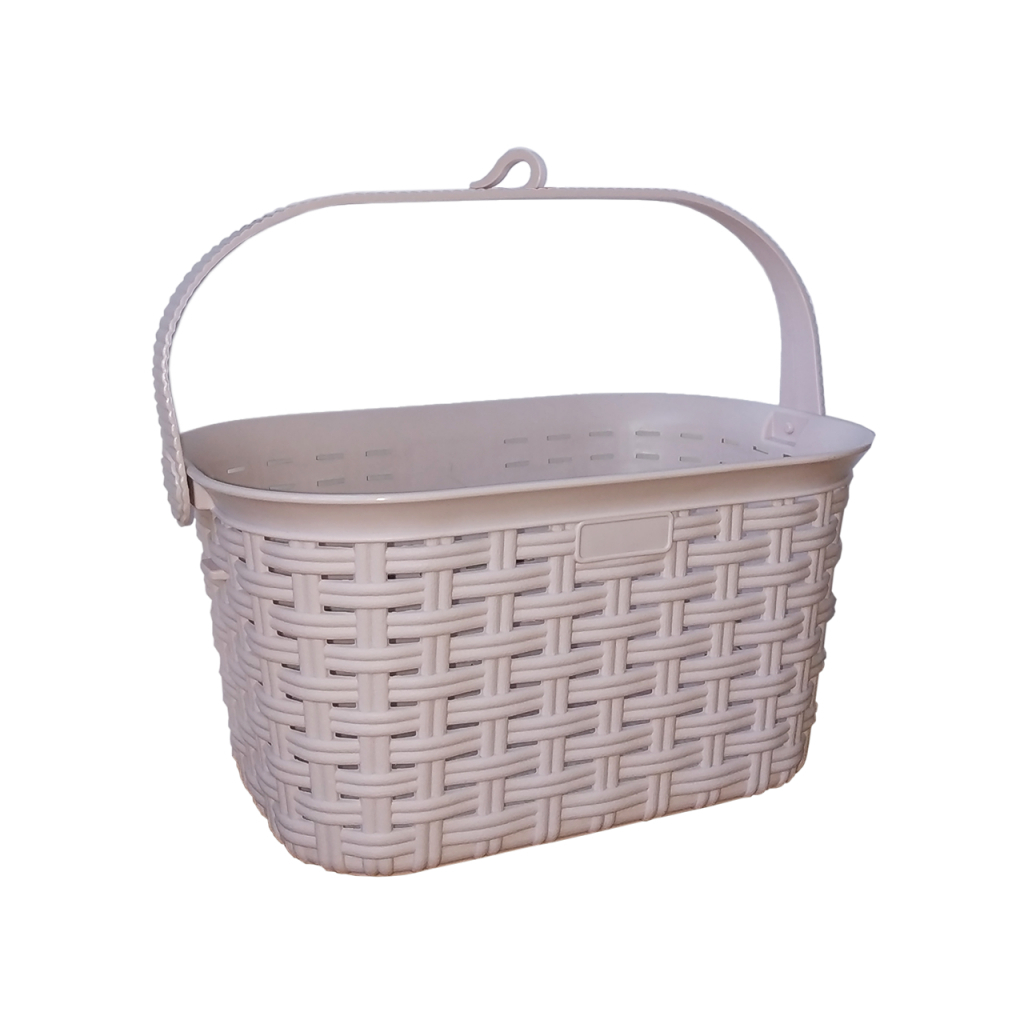Кошик для зберігання Irak Plastik для прищіпок пудровий 2.9 л (6678) - зображення 1