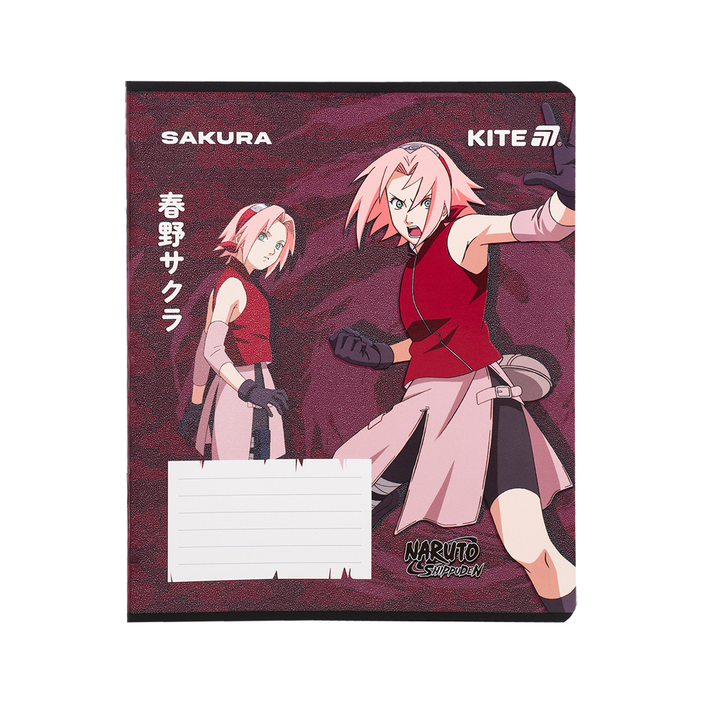 Зошит Kite Naruto, 12 аркушів, клітинка (NR25-232) - зображення 9