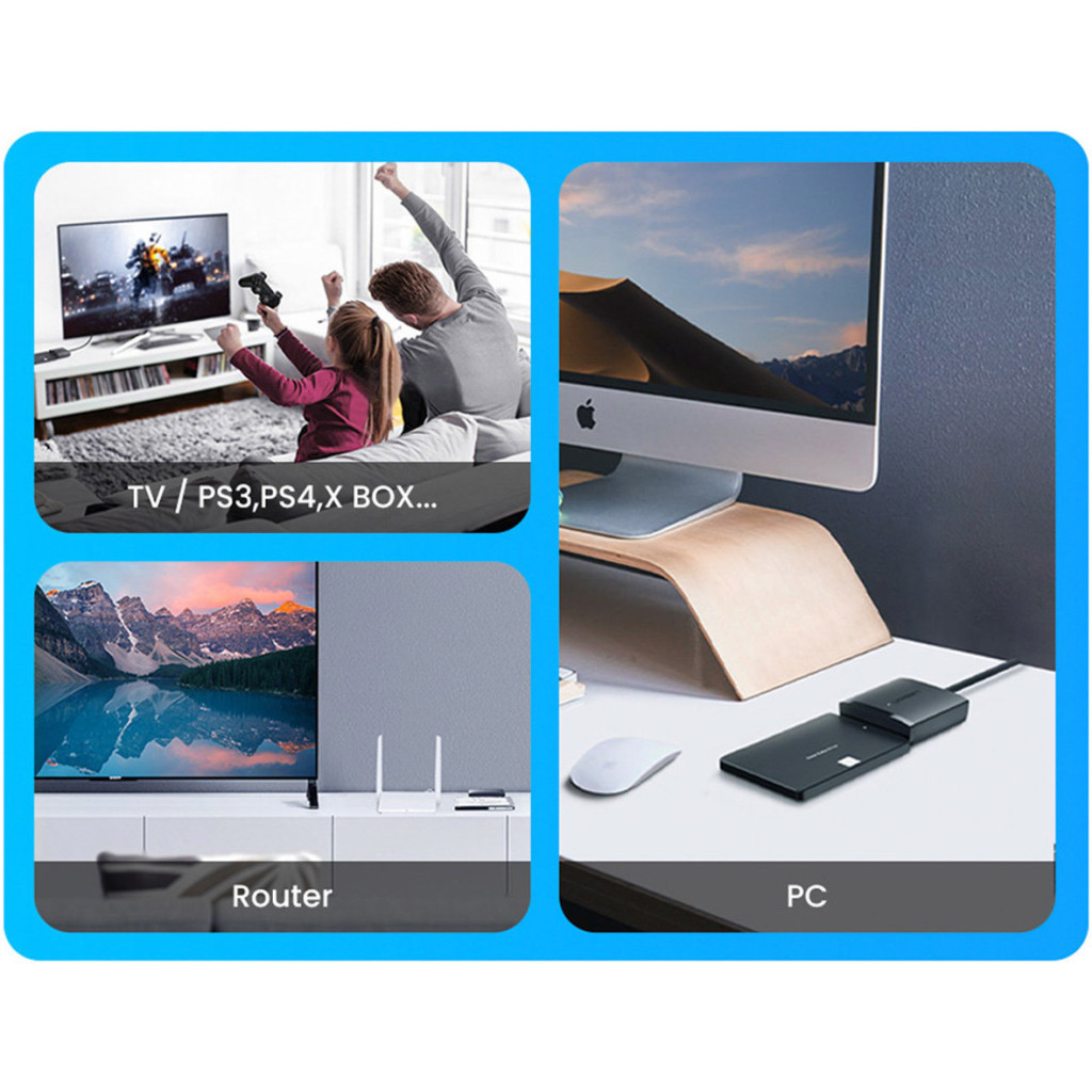 Перехідник USB 3.0 Type-А to SATA III (F) CM257 Ugreen (60561) - зображення 7