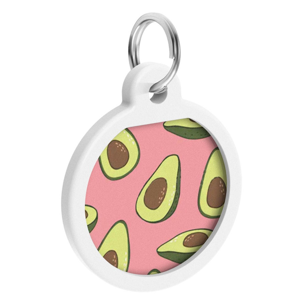 Адресник для тварин WAUDOG Smart ID з QR паспортом "Авокадо 2", коло 25 мм (0625-0211) - зображення 3