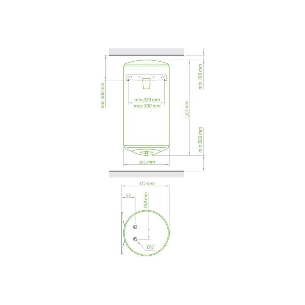 Бойлер Tesy BILIGHT SLIM 80 - зображення 2