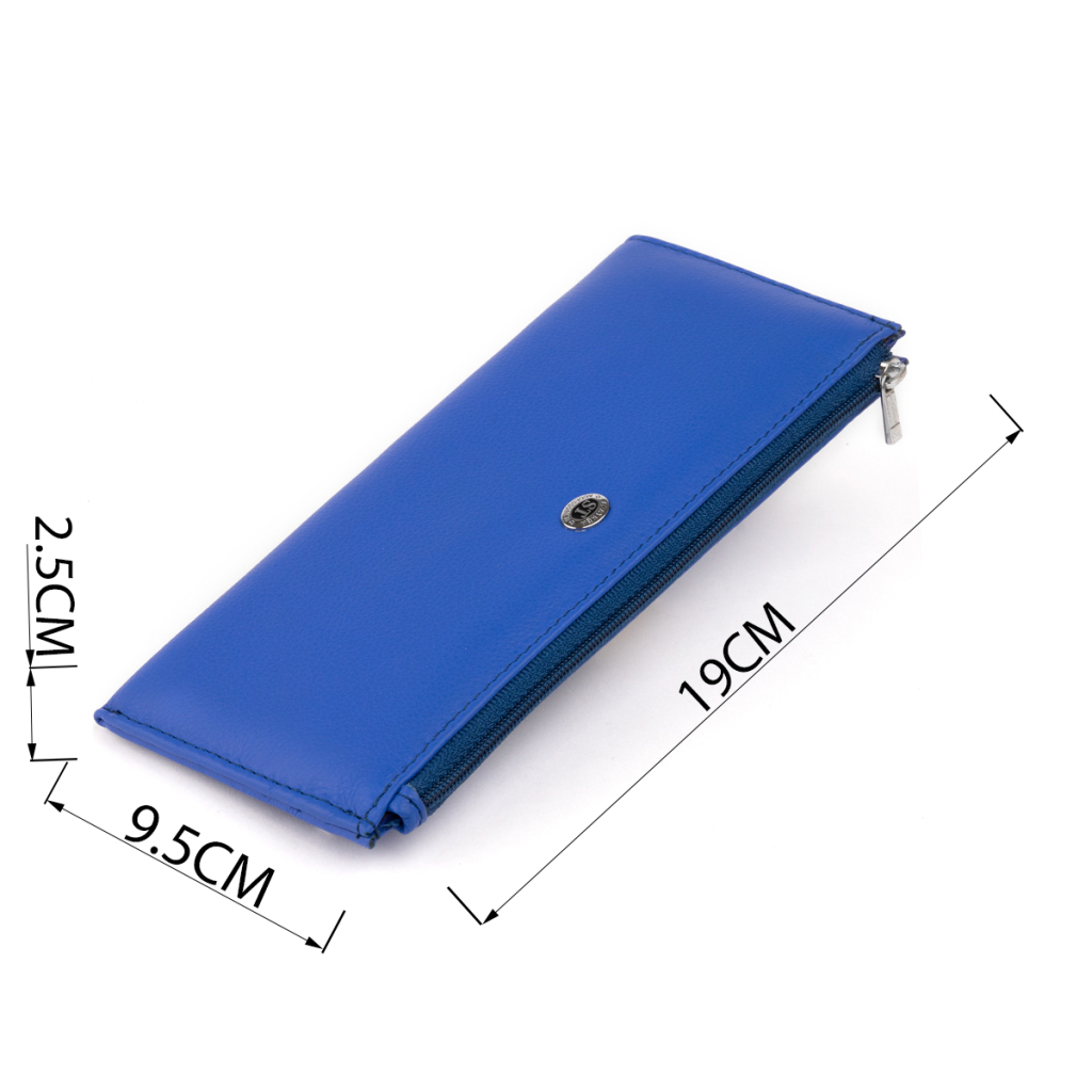 Гаманець ST Leather Зі шкіри унісекс Синій (19329) - изображение 3