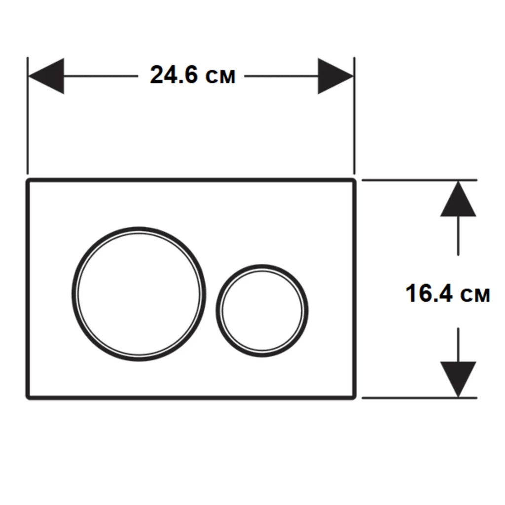 Панель змиву Geberit Sigma20 білий мат (115.882.01.1) - зображення 3