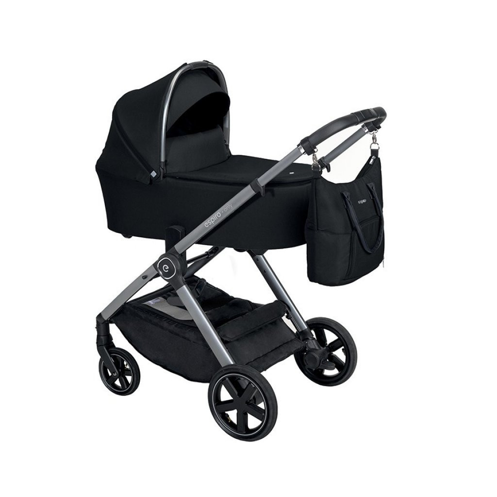 Коляска Espiro 2 в 1 Only New 10 Black Space сіра рама (5906724204227) - зображення 1
