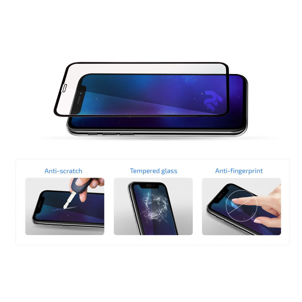 Скло захисне 2E TECNO Spark 10 (KI5q) 2.5D FCFG black (2E-TC-SP10-SMFCFG-BB) - зображення 3