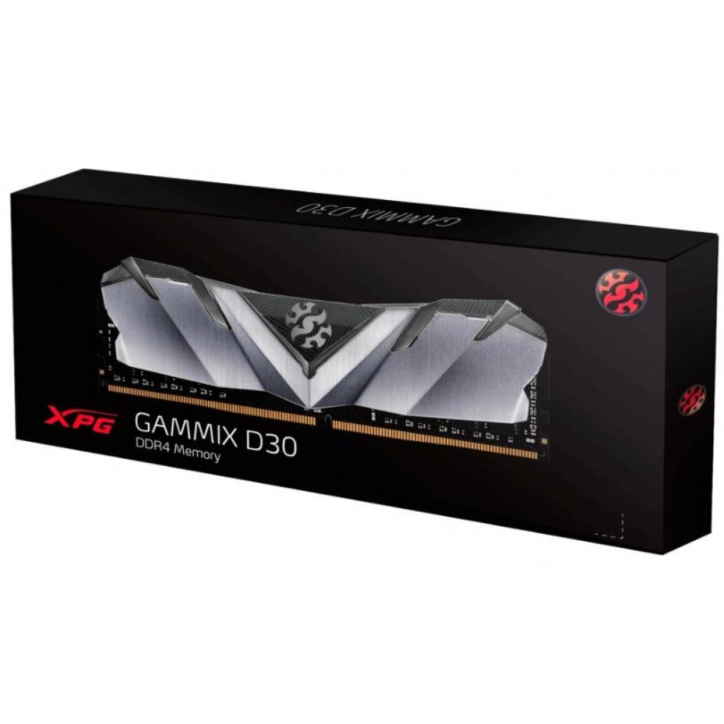 Модуль пам'яті для комп'ютера DDR4 8GB 2666 MHz XPG Gammix D30 Black ADATA (AX4U266638G16-SB30) - зображення 4
