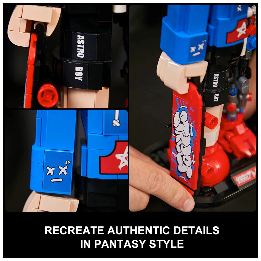 Конструктор Pantasy Astro Boy: Хлопчик зі скейтбордом (86207) - зображення 2