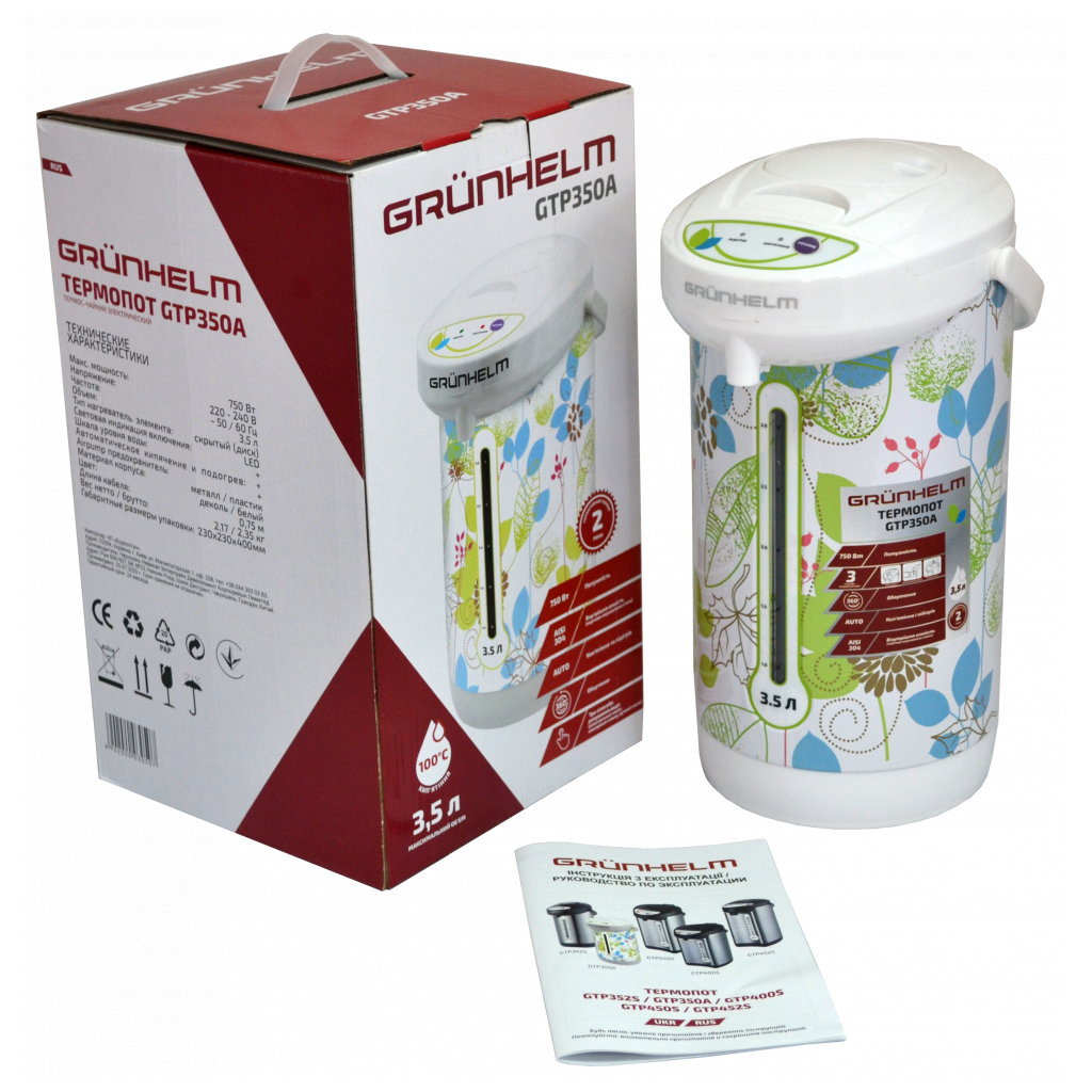Електрочайник Grunhelm GTP350A - зображення 8