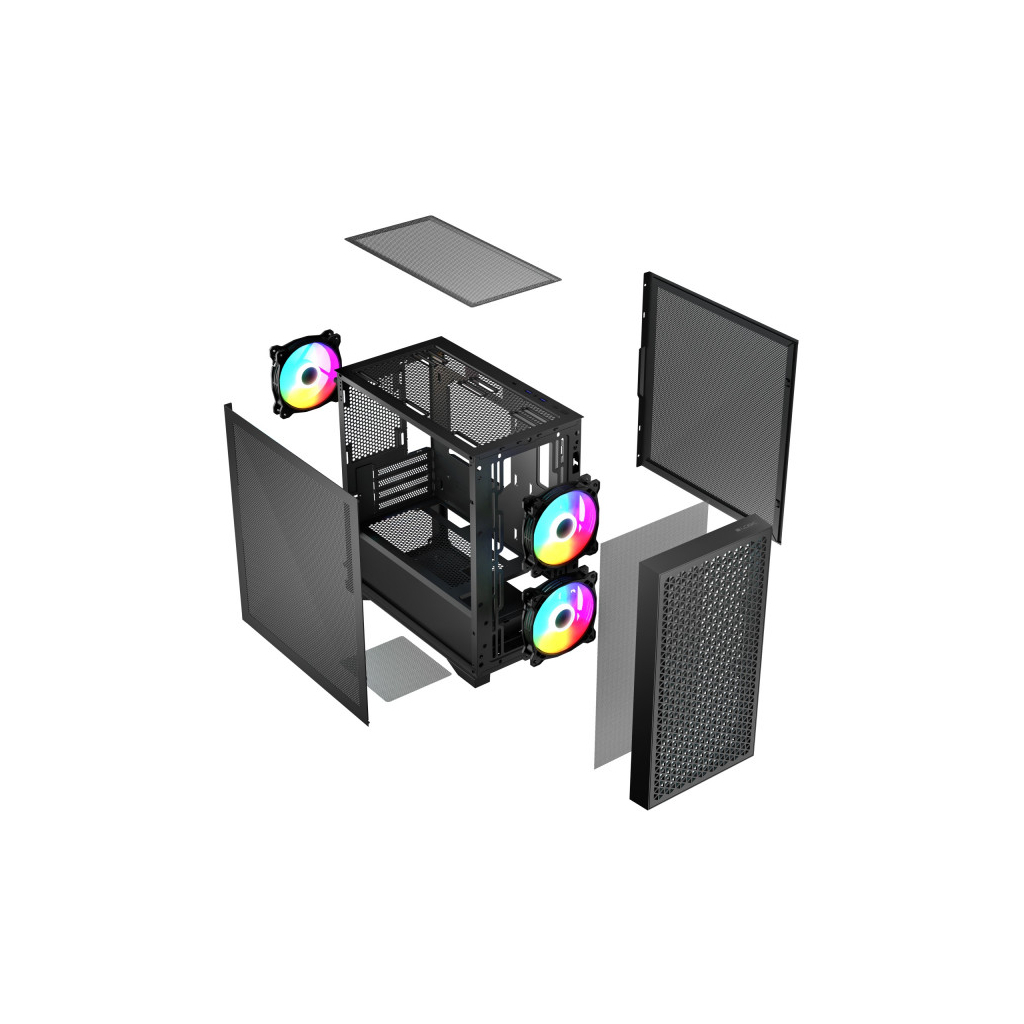 Корпус Logic concept DART PRO ARGB MINI BLACK (AM-DART-PRO-ARGB-10) - зображення 5