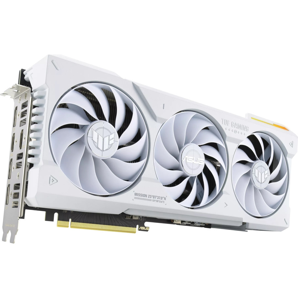 Відеокарта ASUS GeForce RTX4070Ti SUPER 16Gb TUF OC WHITE GAMING (TUF-RTX4070TIS-O16G-WHITE-GAMING) - зображення 5