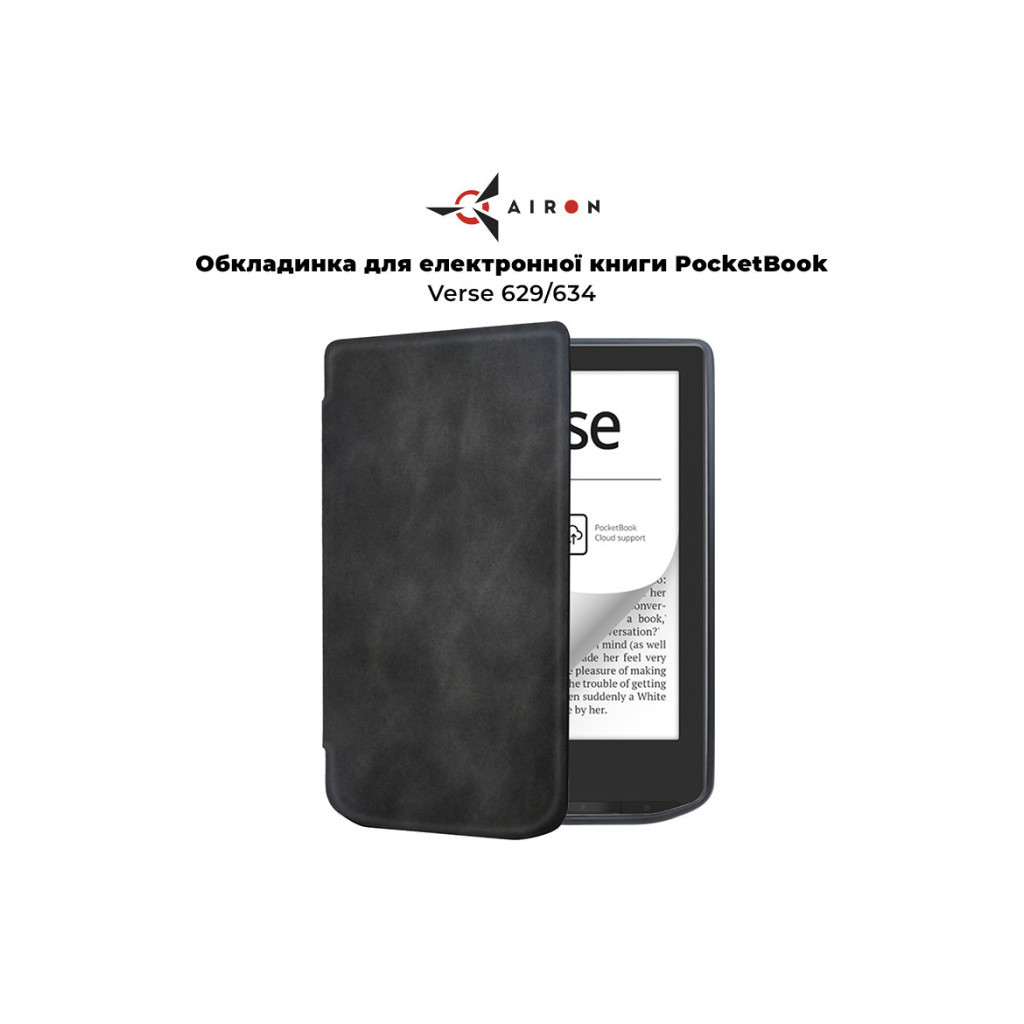 Чохол до електронної книги AirOn Premium PocketBook Verse 629/634 black (6946795850192) - зображення 8
