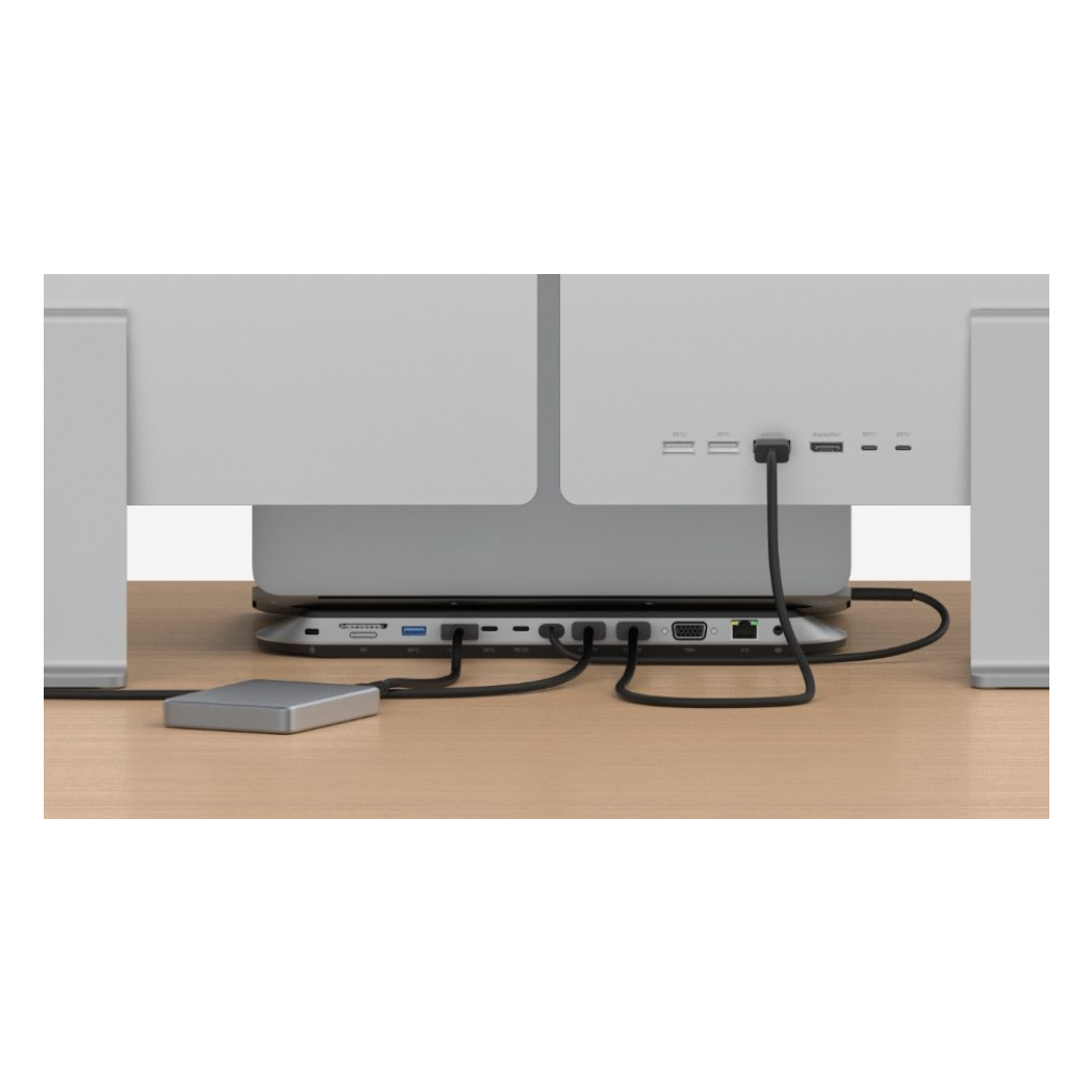 Концентратор Belkin USB-C 11in1 Multimedia Pro Dock (INC014BTSGY) - зображення 2