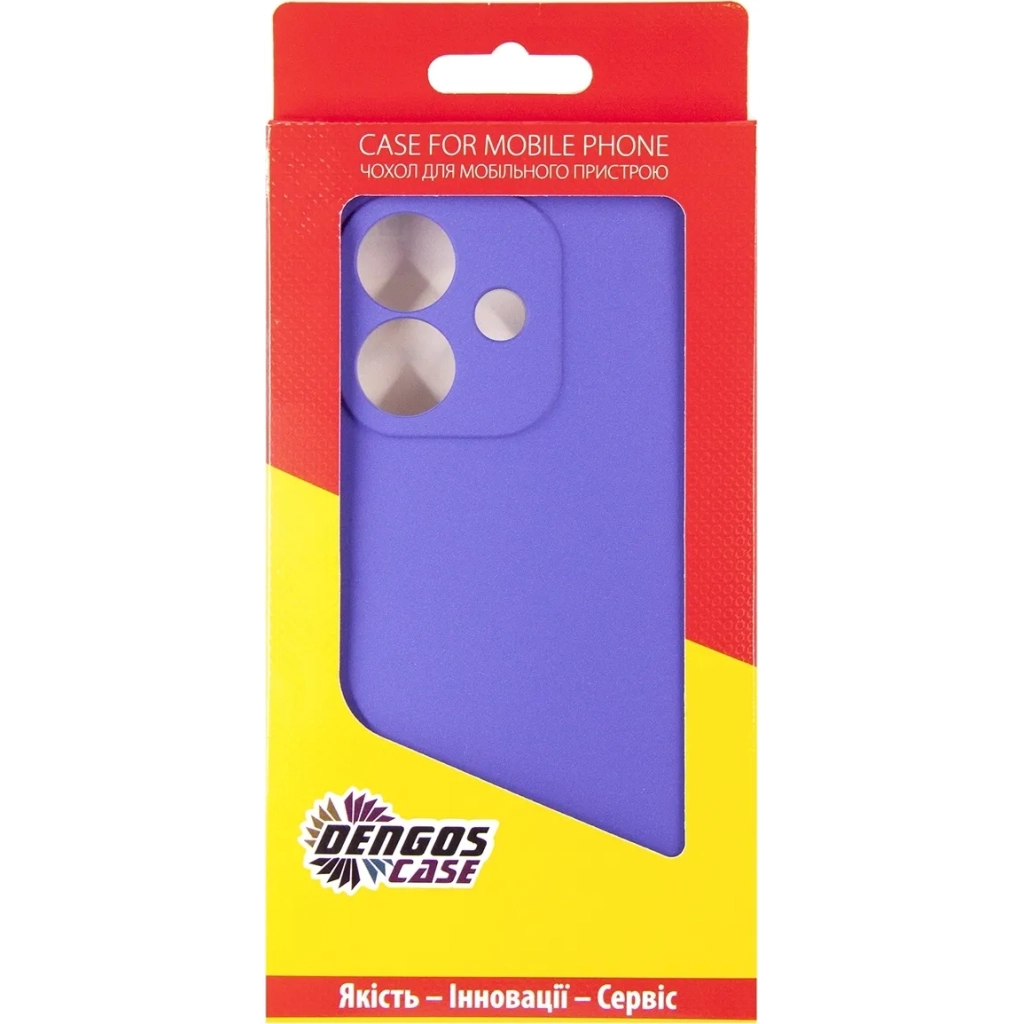 Чохол до мобільного телефона Dengos Oppo A3 Carbon + glass (Purple) (DG-KM-113) - зображення 4