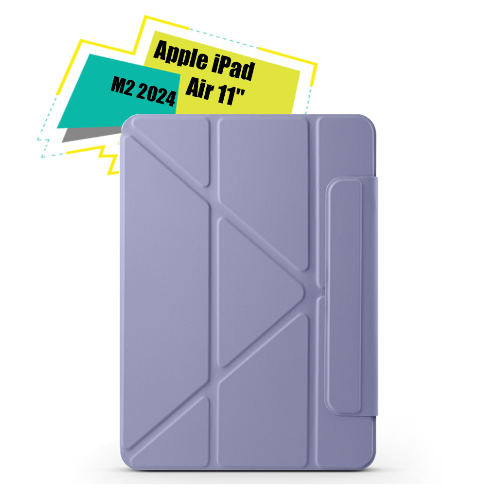 Чохол до планшета BeCover Ultra Slim Origami Magnetic Apple iPad Air 11" M2/M3 (2024/2025) Deep Purple (712959) - зображення 1