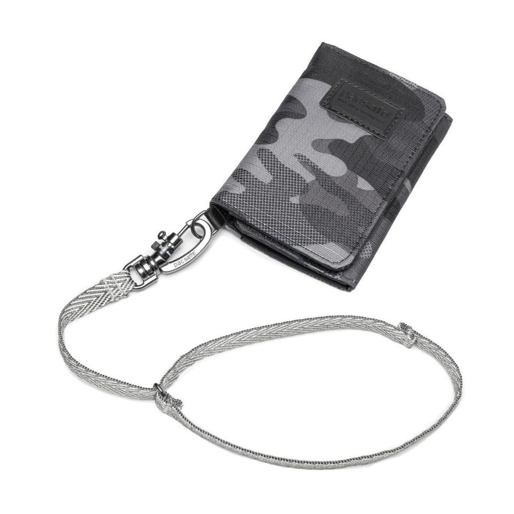 Гаманець Pacsafe RFIDsafe trifold wallet Камуфляжний (11005814) - зображення 5
