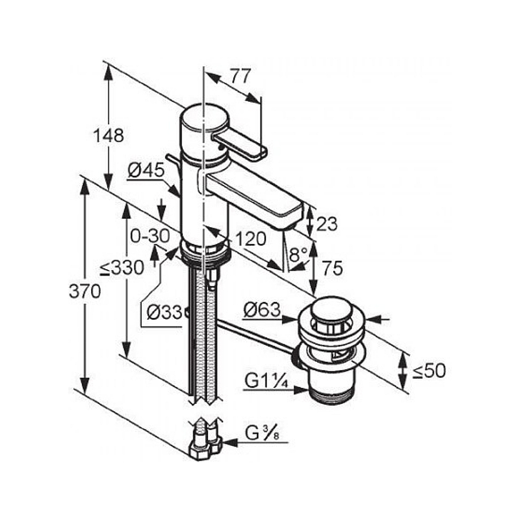 Змішувач KLUDI ZENTA (382600575) - зображення 2