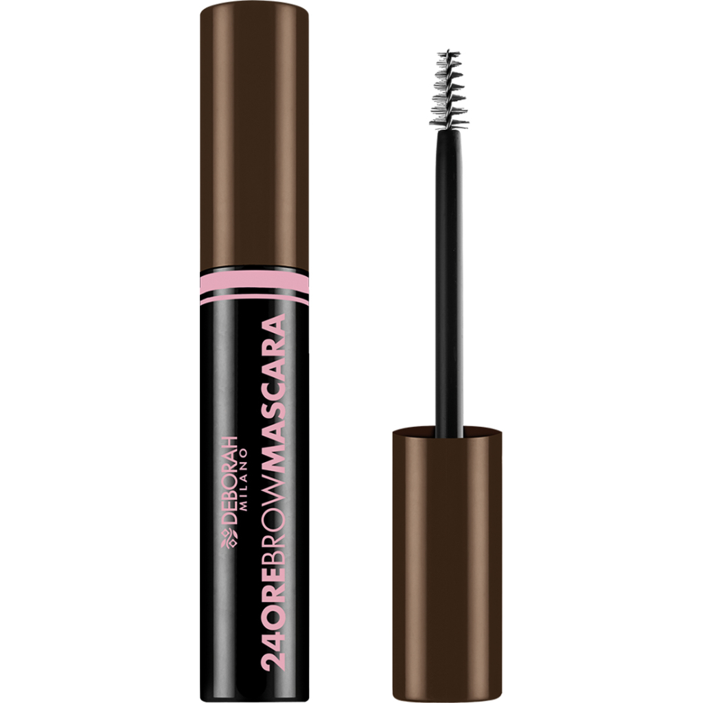 Туш для брів Deborah 24Ore 02 - Dark Brown (8009518344011) - зображення 1