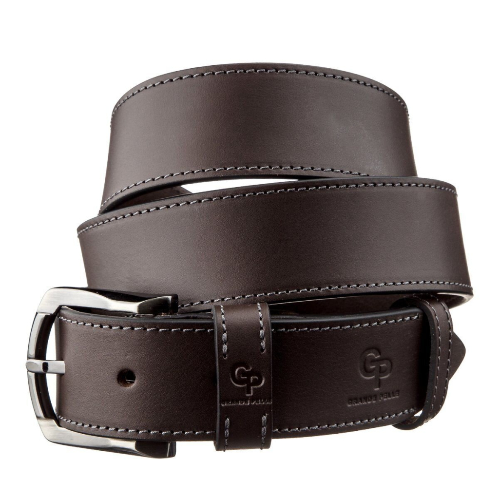 Ремінь Grande Pelle Джинсовий Коричневий (11158) - зображення 1