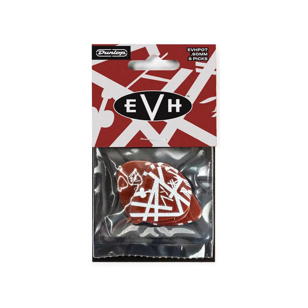 Медіатор Jim Dunlop EVH Shark Guitar Max-Grip Pick .60mm 6 шт. (EVHP07) - зображення 2