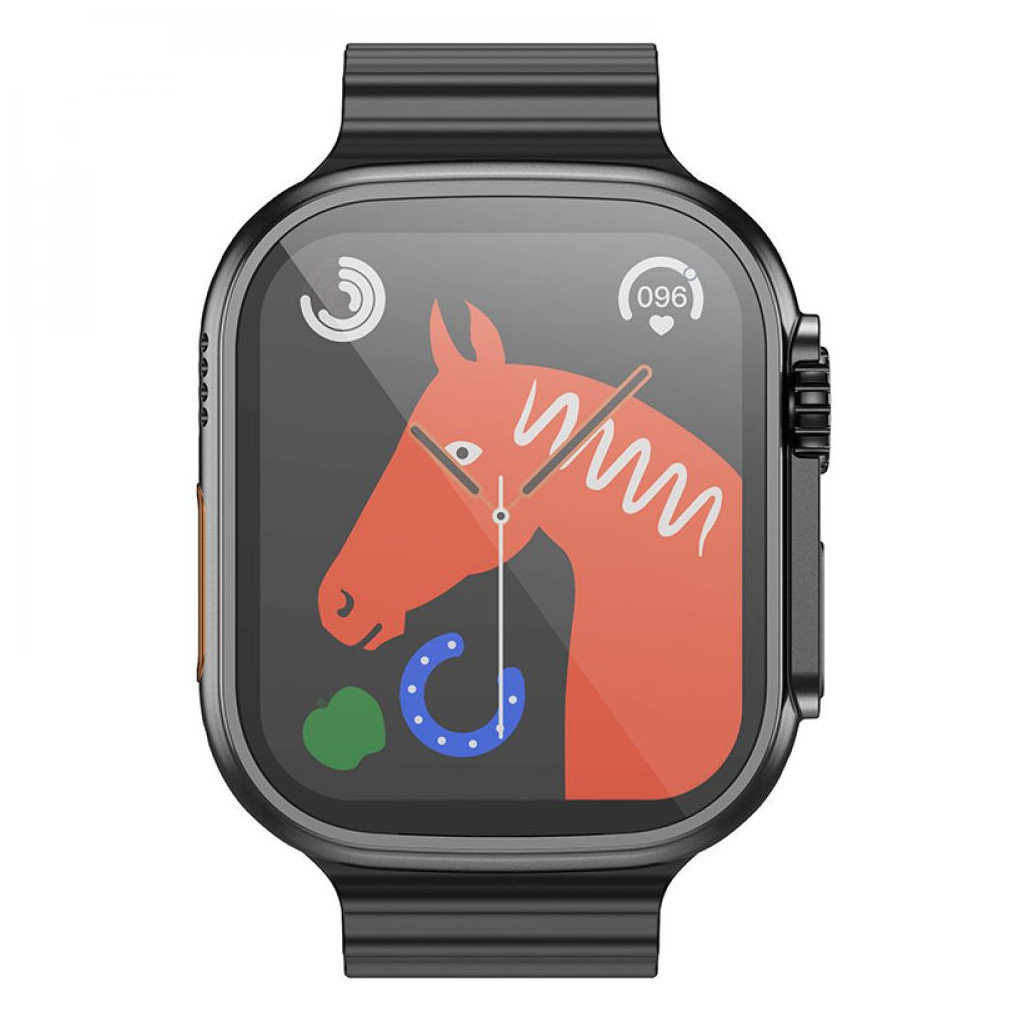 Смарт-годинник HOCO Y12 Ultra smart sports watch (call version) Black (6931474791986) - зображення 2