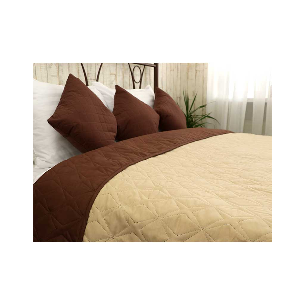 Покривало Руно двостороннє Chocolate Зірка 150х212 см (360.52У_Chocolate зірка) - зображення 5