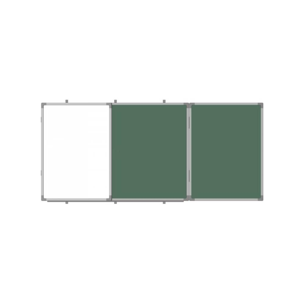 Шкільна дошка Sector крейдово-маркерна, магнітна 300 х 100 см (KM-3010) - зображення 3