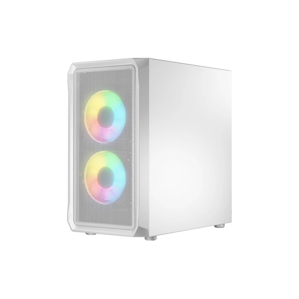 Корпус Logic concept PORTOS MESH+GLASS ARGB fans 3x120mm WHITE (AM-PORTOS-20-0000000-0002) - зображення 2