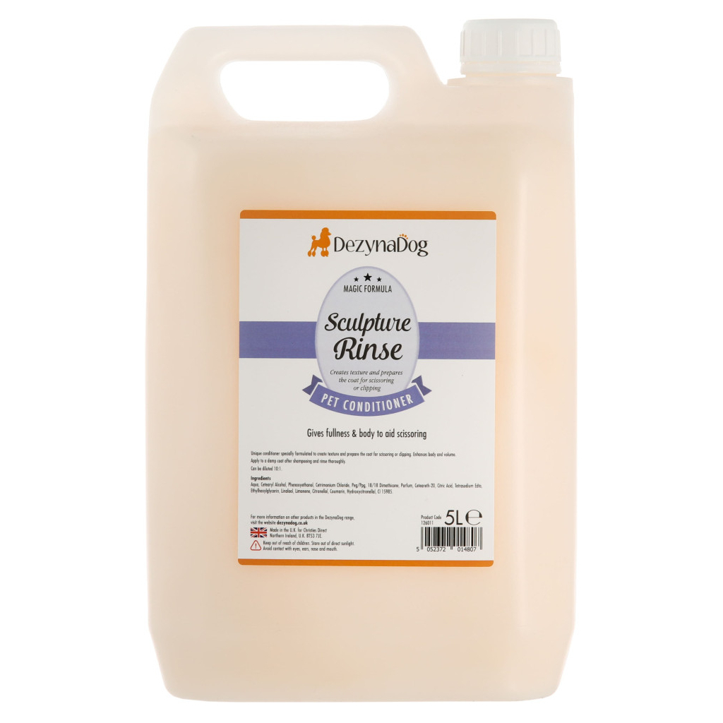 Кондиціонер для тварин Dezynadog Sculpture Rinse High Volume 5 л (5052372014807) - зображення 1