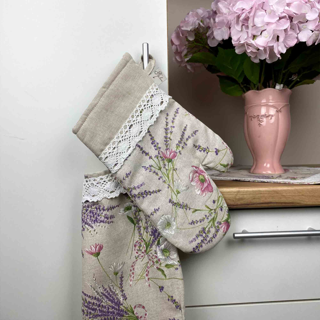 Кухонна прихватка Прованс рукавиця Grosso з мереживом (4823093429130) - изображение 4