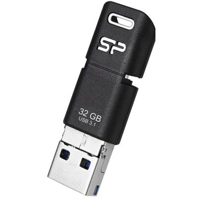 USB флеш накопичувач Silicon Power 32GB Mobile C USB 3.1 / Type-C / microUSB (SP032GBUC3C50V1K) - зображення 3