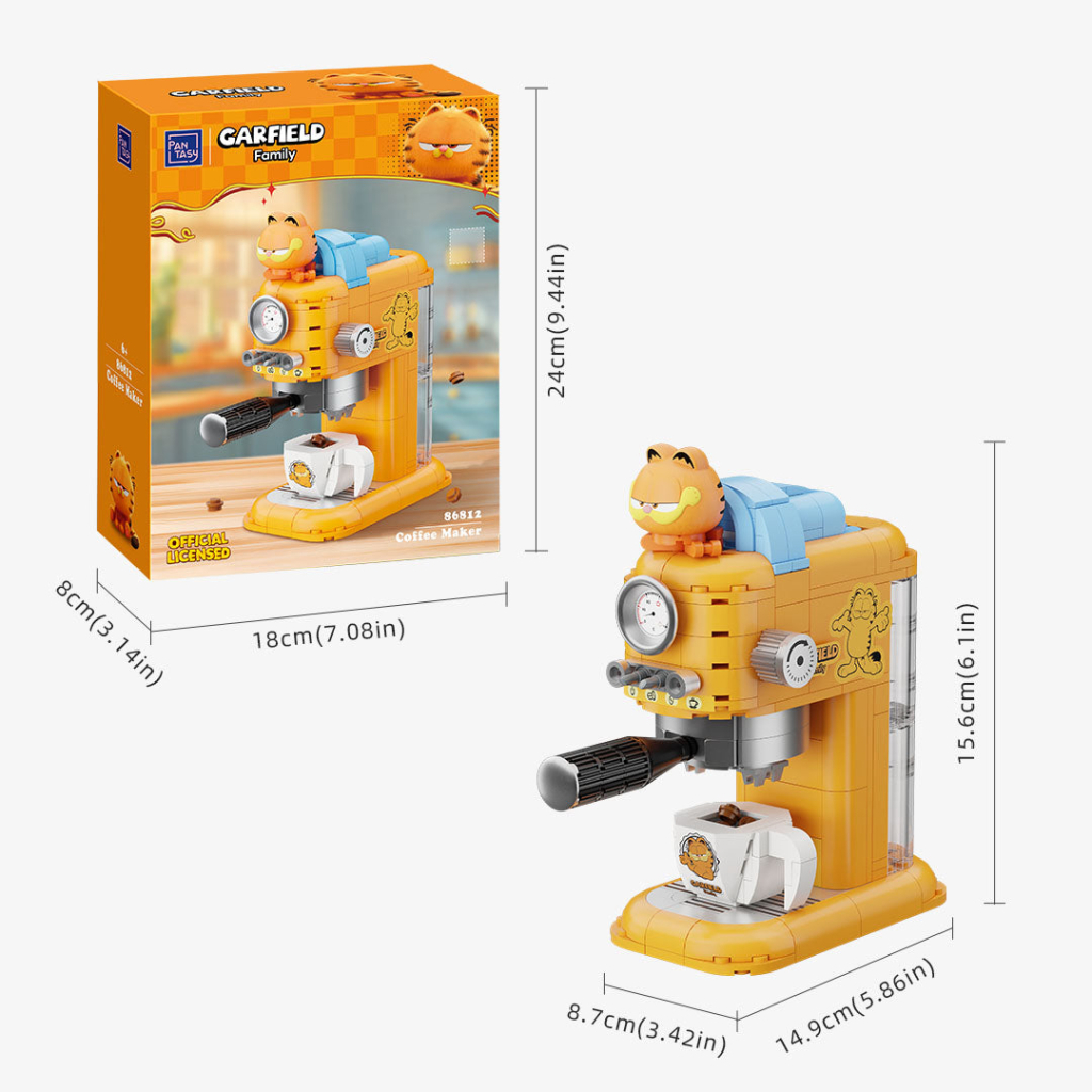 Конструктор Pantasy Garfield -Fantastic Machines - Кавоварка (86812) - зображення 4