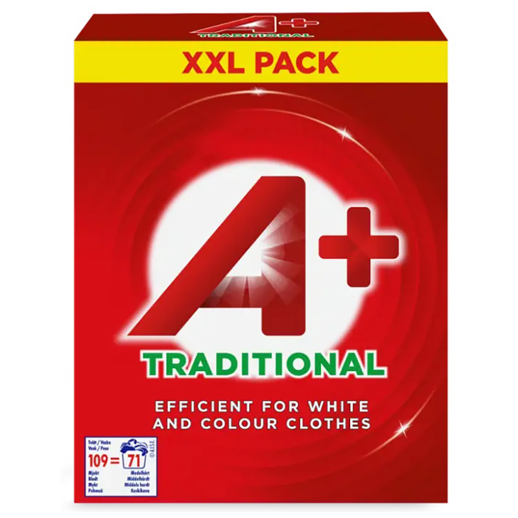 Пральний порошок A+ Traditional 4.62 кг (8435495811398) - зображення 1