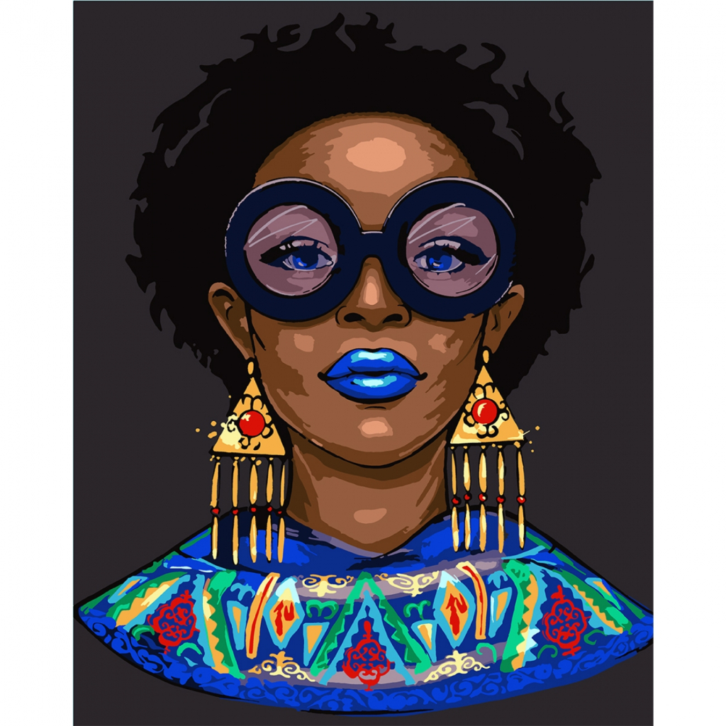 Картина по номерам Santi Екзотична красуня ©maryzueva_art 40*50 см (954733) - зображення 1