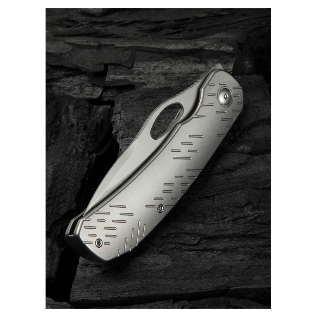 Ніж Weknife Inmate, Bead Blast, титан (WE23096B-1) - зображення 11